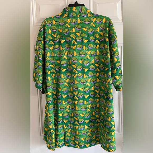 Dixxon Flannel x FIST Chips N‎ Guac Party Wear Short Sleeve Shirt Green Mens 3X - Picture 8 of 13